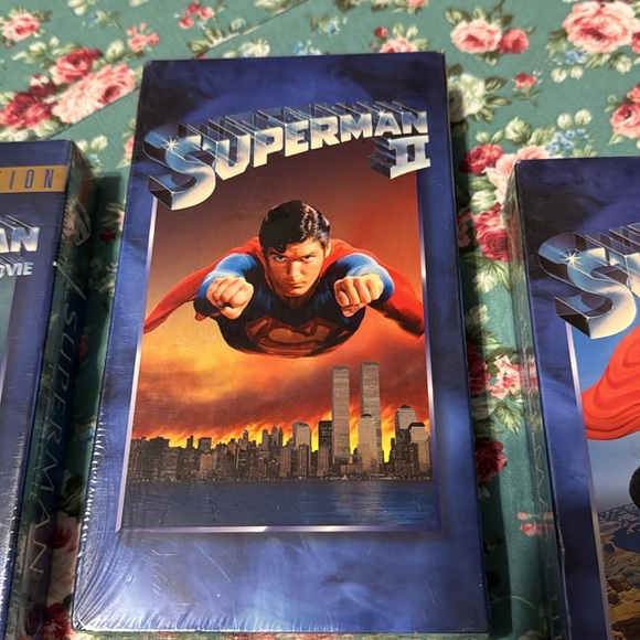 SUPERMAN THE MOVIE 🍿 Collection! VHS 📼 factory sealed, unopened VHS movies lot - Picture 7 of 10